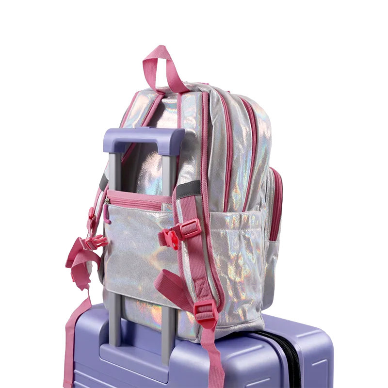 Zenpack Jr. Laptop Backpack in Metallic Silver - JWorldstore