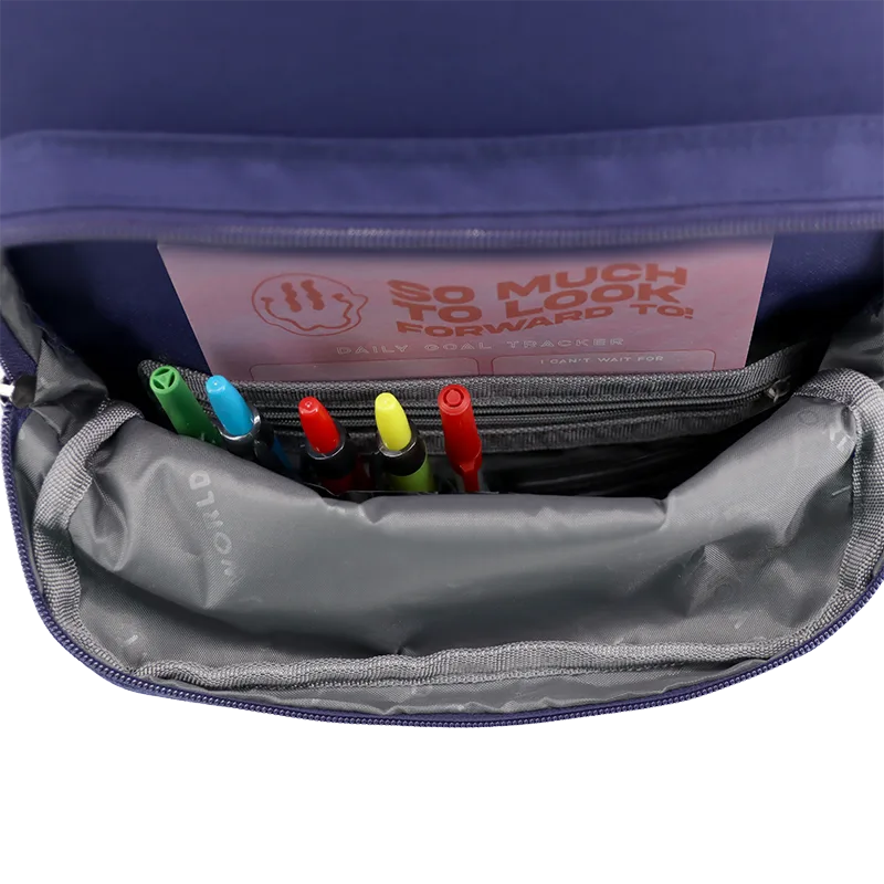 Zenpack Laptop Backpack in Navy - JWorldstore