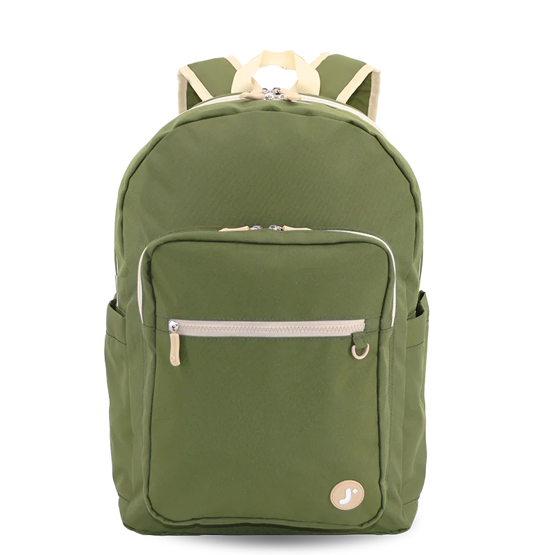 Zenpack Laptop Backpack in Olive Green - JWorldstore