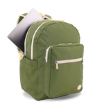 Zenpack Laptop Backpack in Olive Green - JWorldstore