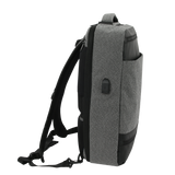 Duke TSA-Friendly Travel & Business Laptop Backpack in Grey - JWorldstore