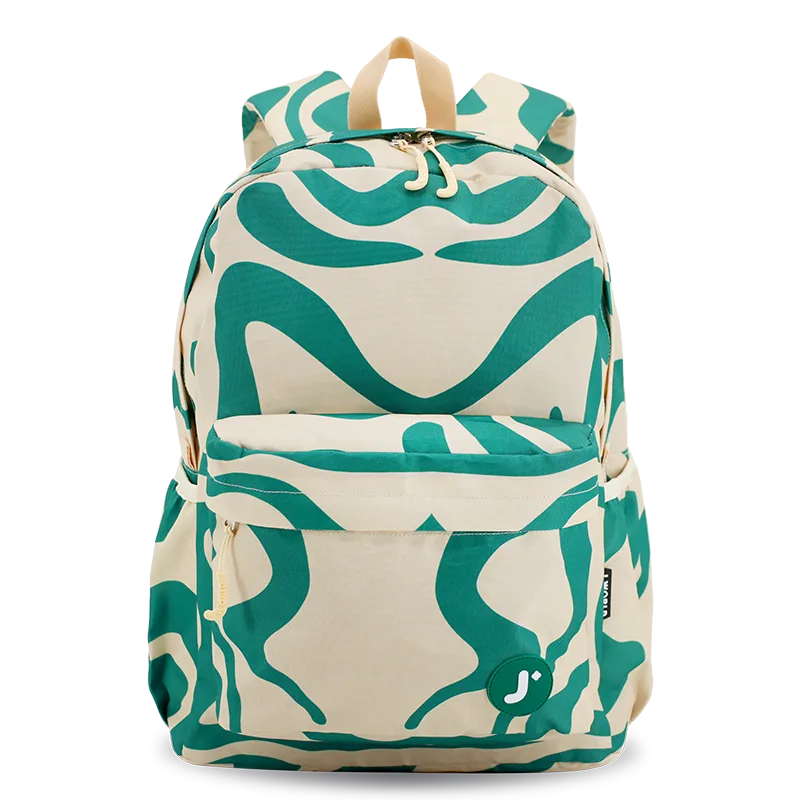 Oz Daypack Backpack in Green Swirl - JWorldstore