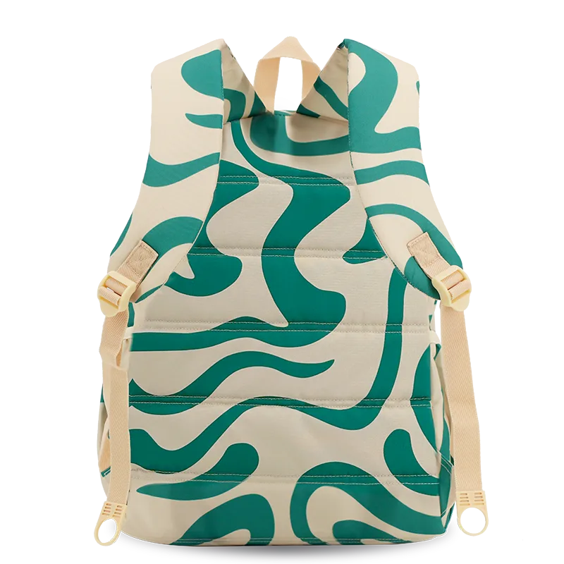 Oz Daypack Backpack in Green Swirl - JWorldstore