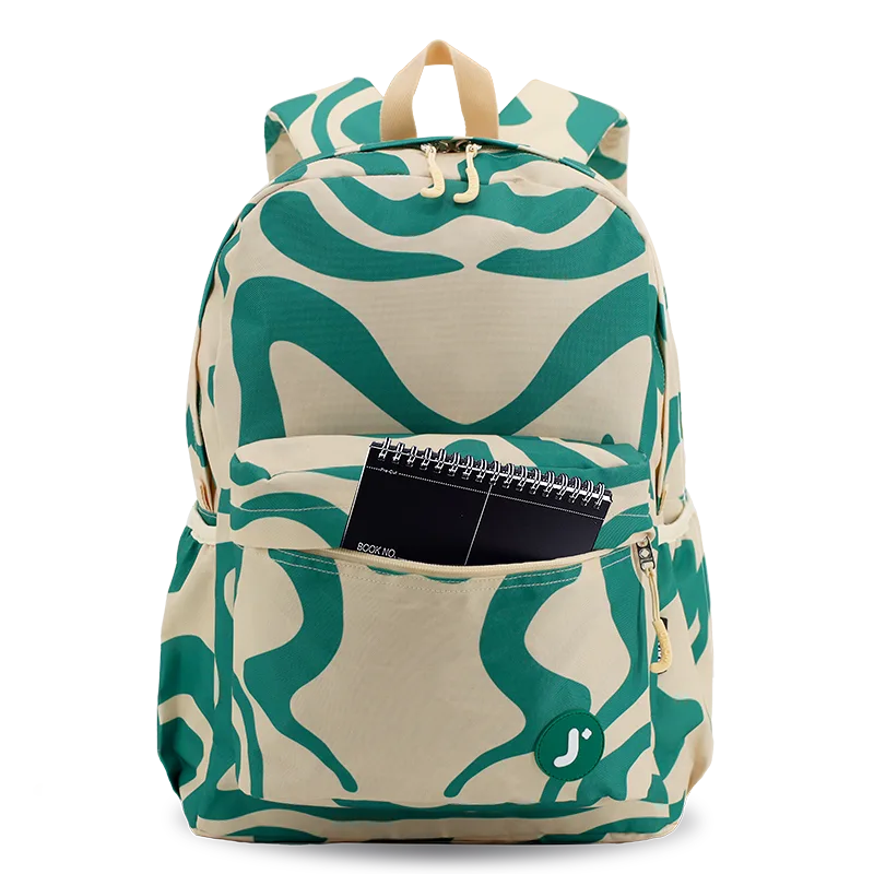 Oz Daypack Backpack in Green Swirl - JWorldstore