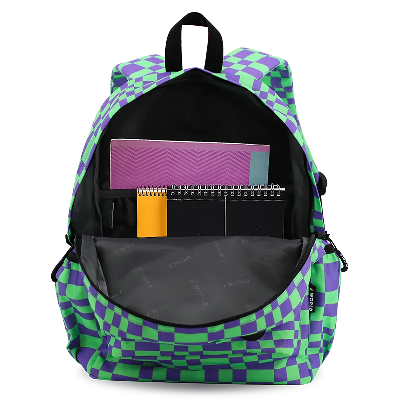 Oz Daypack Backpack in Pixel Checkers - JWorldstore