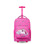 Sparkle 15 Inch Kids Rolling Backpack / Carry On - JWorldstore