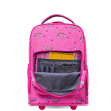 Sparkle 15 Inch Kids Rolling Backpack / Carry On - JWorldstore