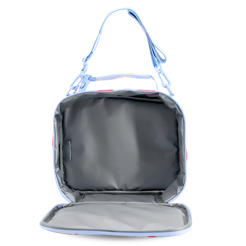 Cody Lunch Bag With Shoulder Strap in Floating Apple - JWorldstore