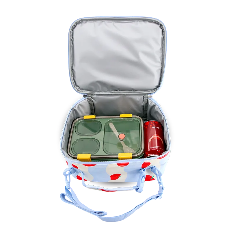 Cody Lunch Bag With Shoulder Strap in Floating Apple - JWorldstore