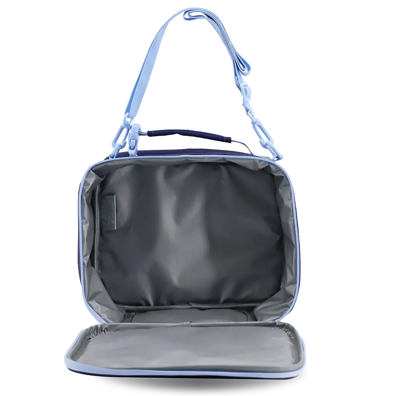 Cody Lunch Bag With Shoulder Strap in Navy - JWorldstore