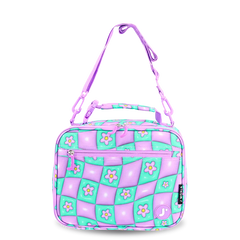 Cody Lunch Bag With Shoulder Strap in Puffy Flower - JWorldstore