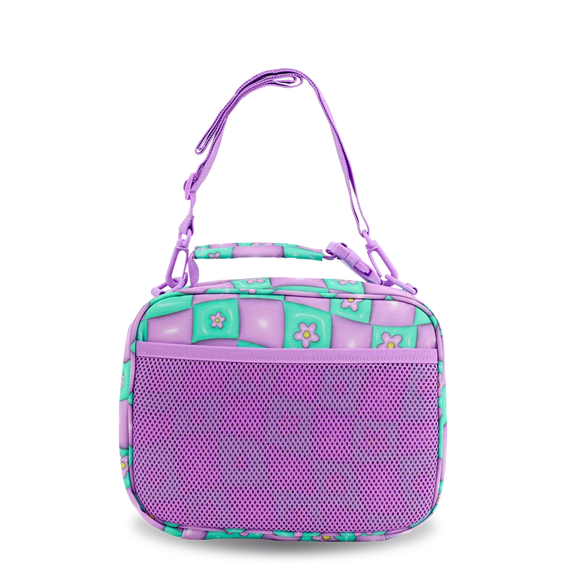 Cody Lunch Bag With Shoulder Strap in Puffy Flower - JWorldstore