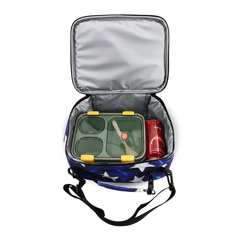 Cody Lunch Bag With Shoulder Strap in Puffy Star - JWorldstore