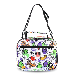 Cody Lunch Bag With Shoulder Strap in Street Art - JWorldstore