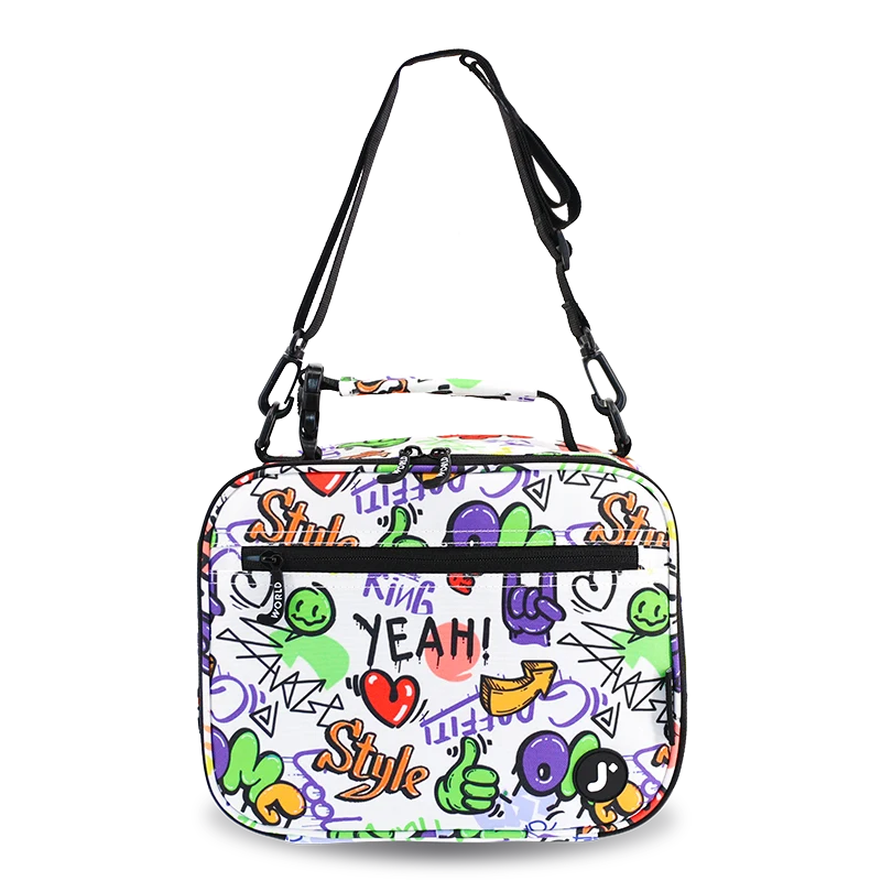 Cody Lunch Bag With Shoulder Strap in Street Art - JWorldstore
