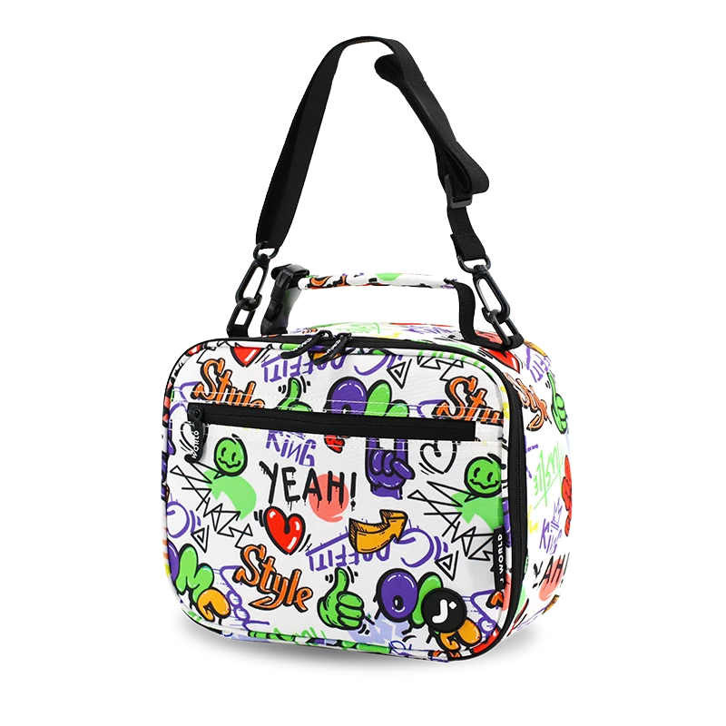 Cody Lunch Bag With Shoulder Strap in Street Art - JWorldstore