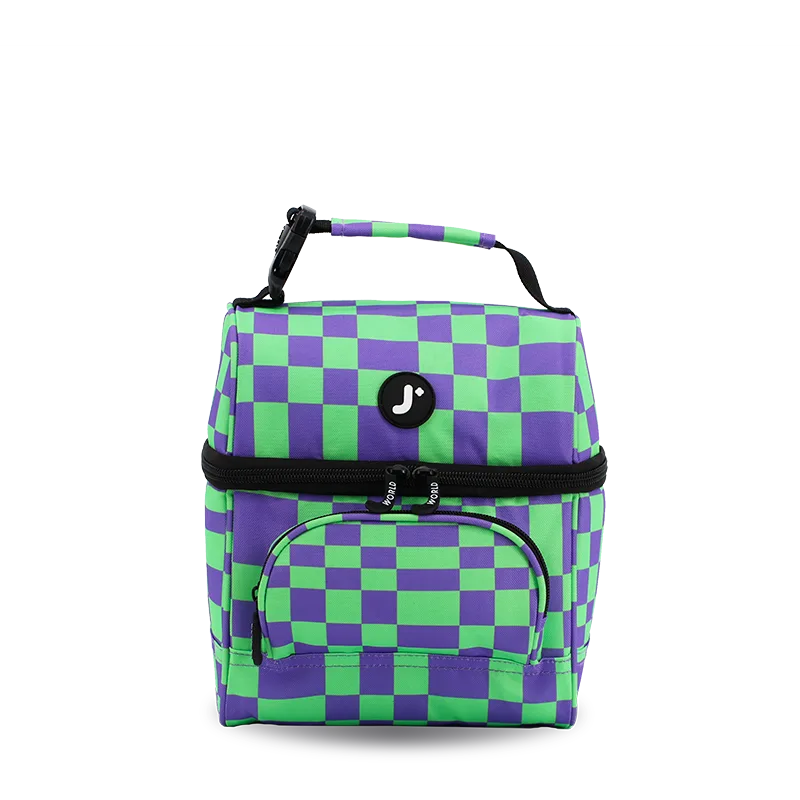 Corey Lunch Bag in Pixel Checkers - JWorldstore