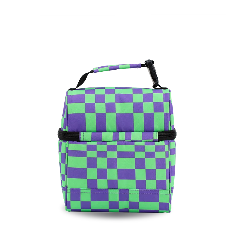 Corey Lunch Bag in Pixel Checkers - JWorldstore