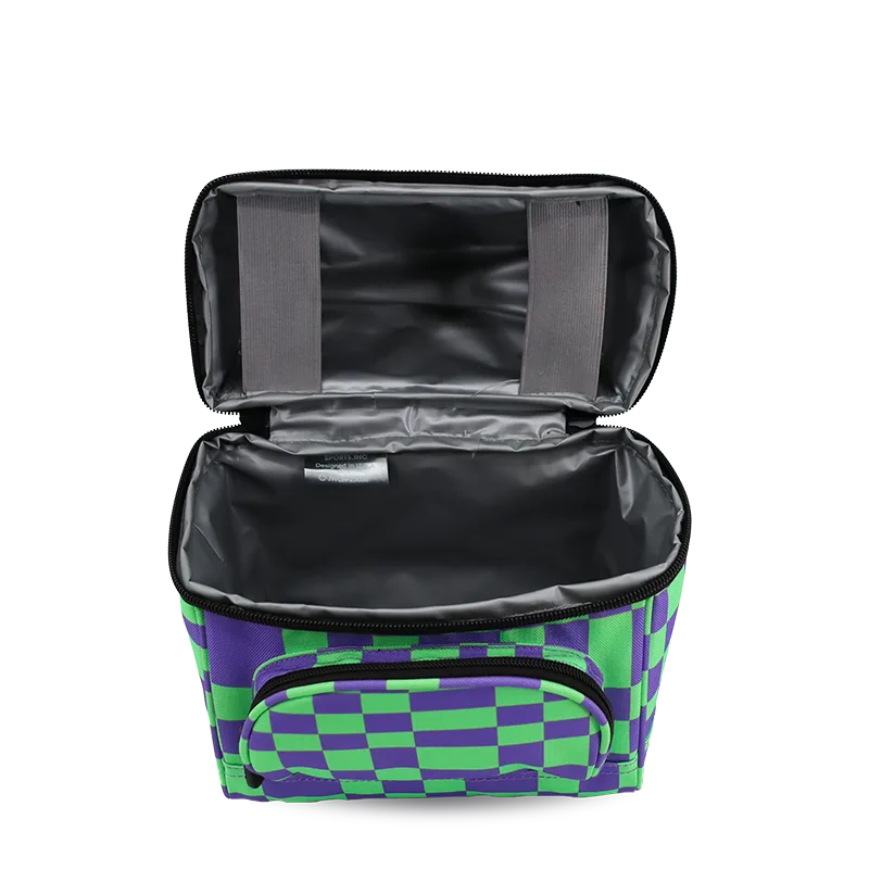 Corey Lunch Bag in Pixel Checkers - JWorldstore