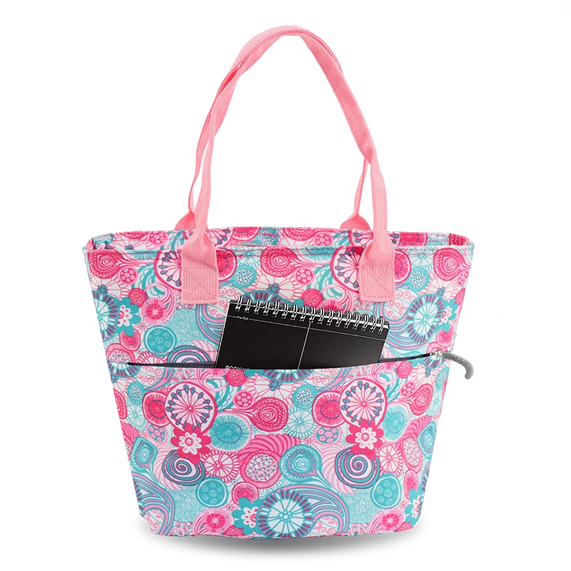 Lola Insulated Lunch Tote Bag in Blue Raspberry - JWorldstore
