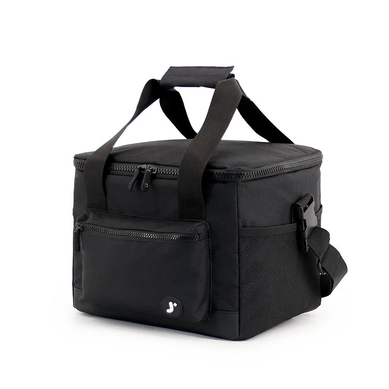 Adventure Large Insulated Cooler Bag in Black - JWorldstore