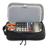 Doodle Pencil Case with Handle Strap in Black - JWorldstore