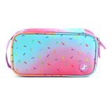 Doodle Pencil Case with Handle Strap in Confetti - JWorldstore