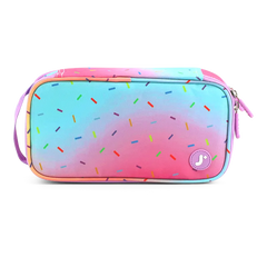 Doodle Pencil Case with Handle Strap in Confetti - JWorldstore
