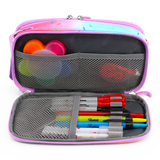 Doodle Pencil Case with Handle Strap in Confetti - JWorldstore