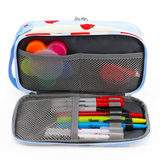 Doodle Pencil Case with Handle Strap in Floating Apple - JWorldstore
