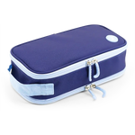 Doodle Pencil Case with Handle Strap in Navy - JWorldstore