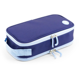 Doodle Pencil Case with Handle Strap in Navy - JWorldstore