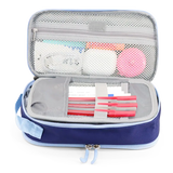 Doodle Pencil Case with Handle Strap in Navy - JWorldstore