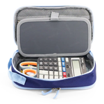 Doodle Pencil Case with Handle Strap in Navy - JWorldstore