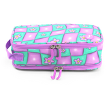 Doodle Pencil Case with Handle Strap in Puffy Flower - JWorldstore