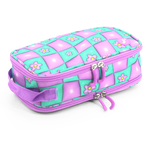 Doodle Pencil Case with Handle Strap in Puffy Flower - JWorldstore