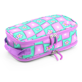 Doodle Pencil Case with Handle Strap in Puffy Flower - JWorldstore