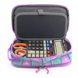 Doodle Pencil Case with Handle Strap in Puffy Flower - JWorldstore