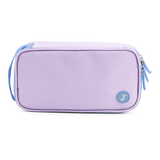 Doodle Pencil Case with Handle Strap in Purple - JWorldstore