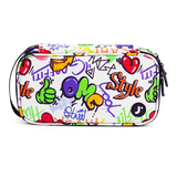 Doodle Pencil Case with Handle Strap in Street Art - JWorldstore