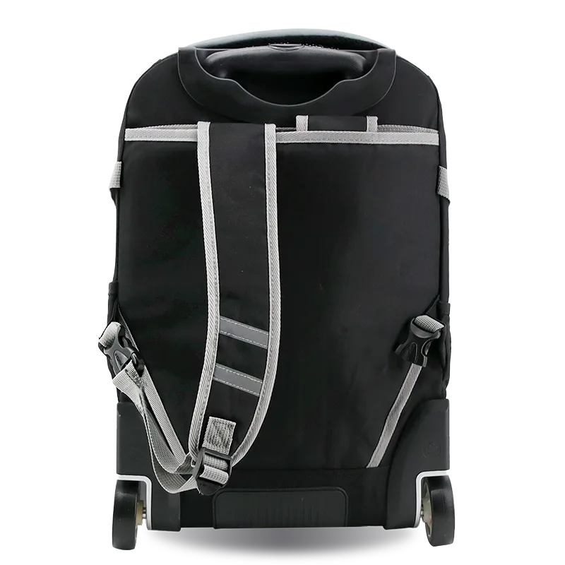 Lunar Multi-Purpose Laptop Rolling Backpack (19.5 Inch) in Black - JWorldstore