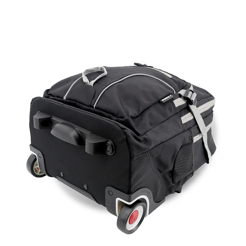 Lunar Multi-Purpose Laptop Rolling Backpack (19.5 Inch) in Black - JWorldstore