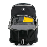 Lunar Multi-Purpose Laptop Rolling Backpack (19.5 Inch) in Black - JWorldstore