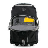 Lunar Multi-Purpose Laptop Rolling Backpack (19.5 Inch) in Black - JWorldstore