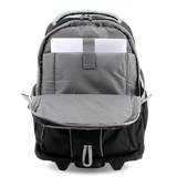 Lunar Multi-Purpose Laptop Rolling Backpack (19.5 Inch) in Black - JWorldstore