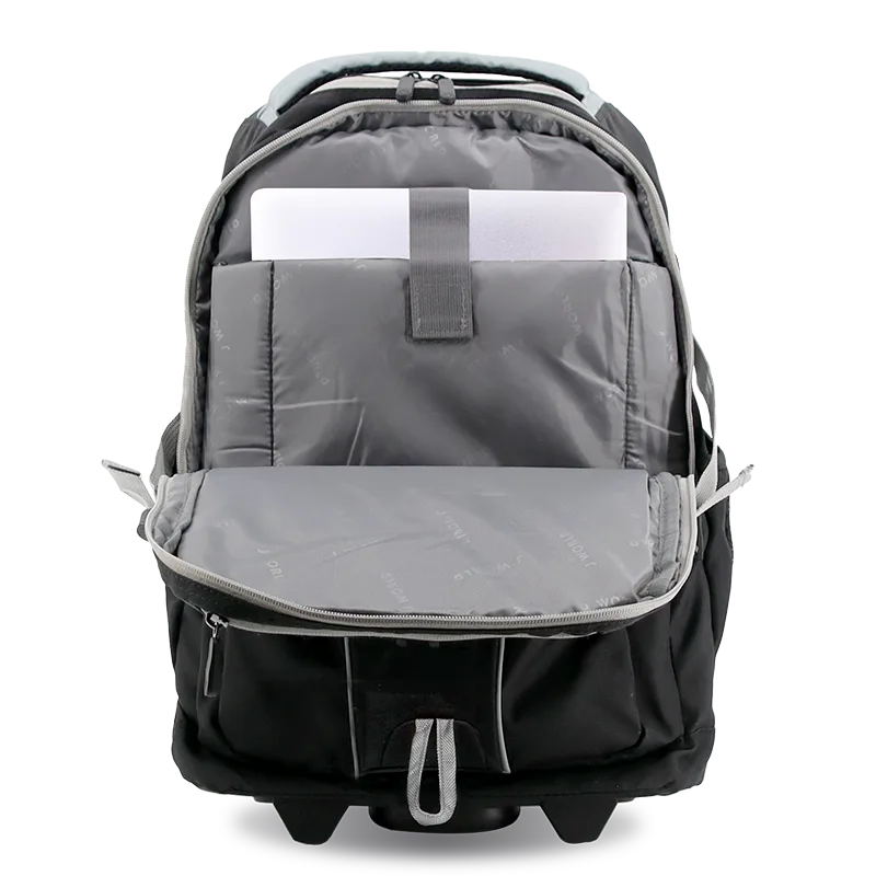 Lunar Multi-Purpose Laptop Rolling Backpack (19.5 Inch) in Black - JWorldstore
