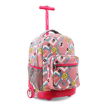 Sunrise Rolling Backpack (18 Inch) in Basketbally - JWorldstore