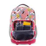 Sunrise Rolling Backpack (18 Inch) in Basketbally - JWorldstore