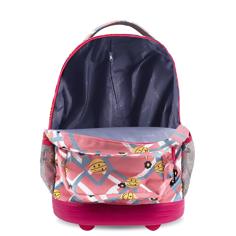 Sunrise Rolling Backpack (18 Inch) in Basketbally - JWorldstore