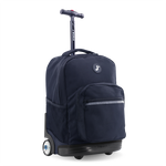 Sunrise Rolling Backpack (18 Inch) in Black - JWorldstore